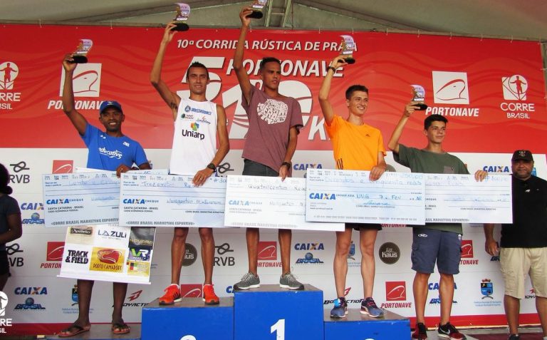 Atleta de Camboriú fica em quarto lugar durante corrida rústica