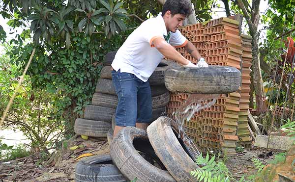 Força-tarefa contra mosquito da dengue teve participação de 200 pessoas