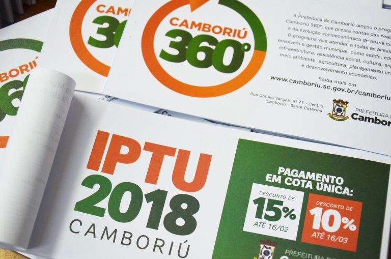 IPTU de Camboriú pode ser pago até 16 de março com 10% de desconto