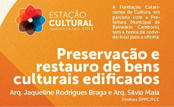 Oficina sobre preservação de bens culturais edificados ocorre nesta quinta-feira