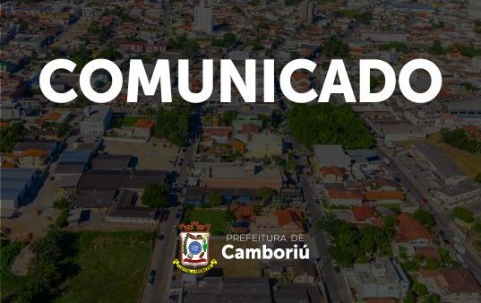 Prefeitura de Camboriú mantém serviços nessa quarta-feira