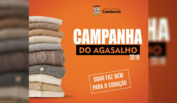 Secretaria de Assistência Social de Camboriú promove Campanha do Agasalho