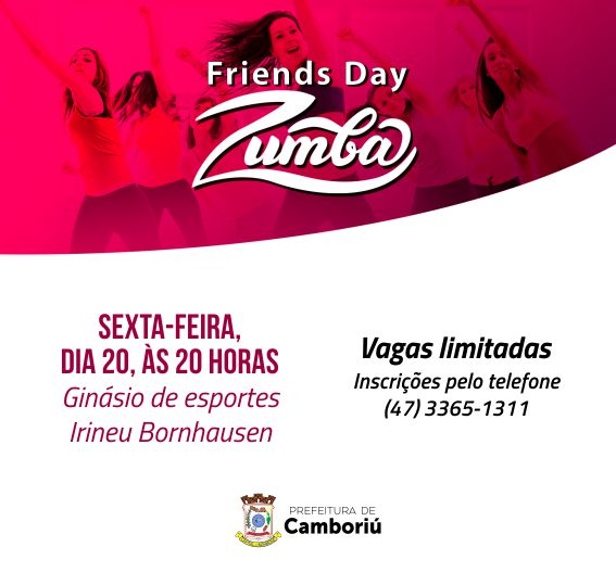 Fundação Cultural de Camboriú promove aulão de zumba nessa sexta-feira