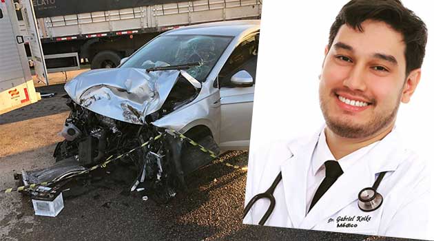 Médico de 26 anos morre em acidente na BR-101