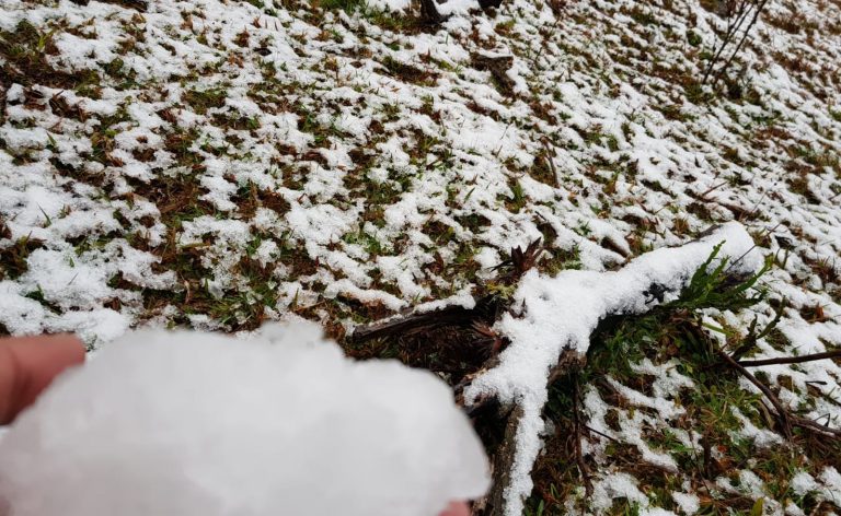 Neve é registrada em SC pela pela primeira vez em 2018