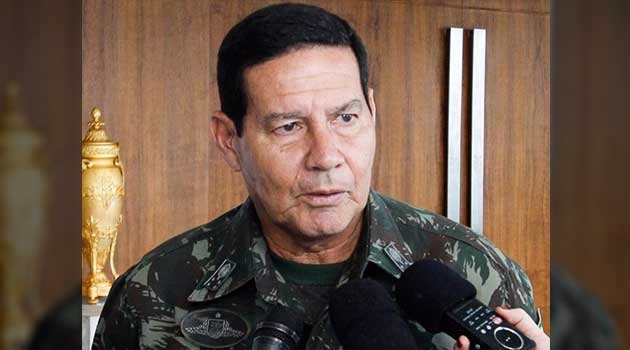 PSL confirma General Mourão como vice de Jair Bolsonaro