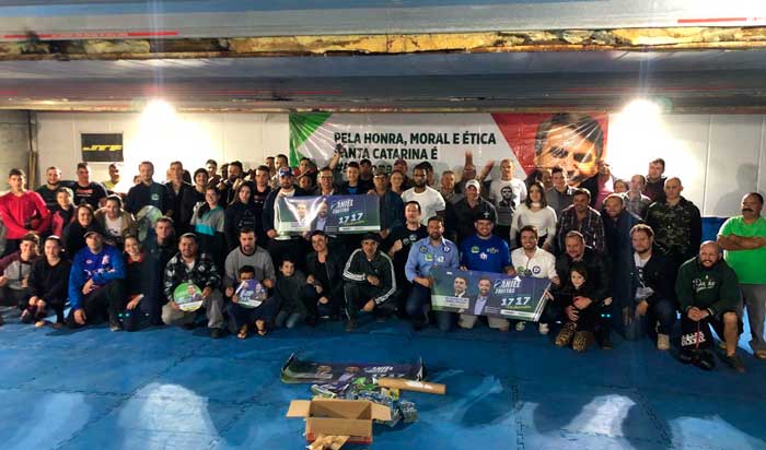 Grupo Soldados do Mito de Santa Catarina declara apoio a candidatos do PSL