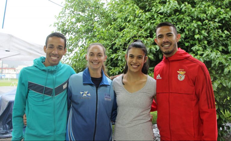 Atletas olímpicos participaram de treino do atletismo de Balneário Camboriú