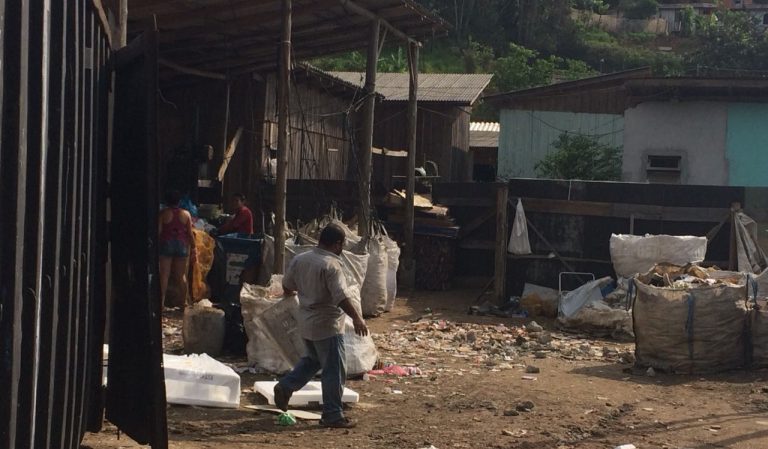 Vigilância Sanitária interdita depósito de reciclagem no Monte Alegre