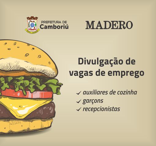 Programa Jovem Aprendiz de Camboriú divulga vagas de emprego da rede Madero