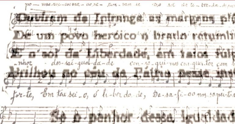 Versão do hino nacional composta por Machado de Assis é encontrada na Biblioteca Pública de SC