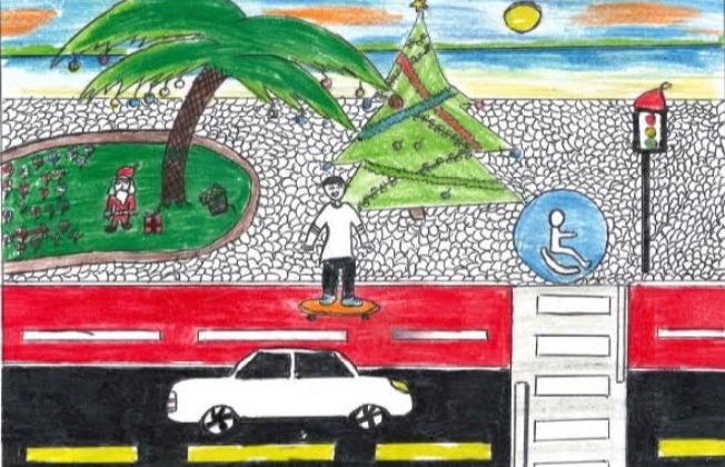 Aluna de Camboriú ganha concurso estadual da Autopista Litoral Sul