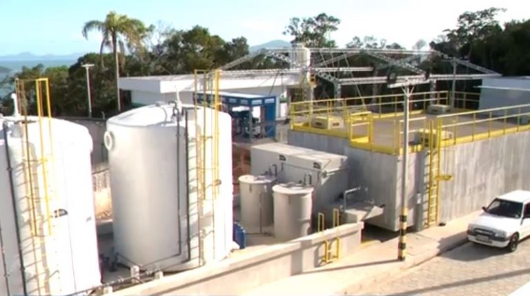 Bombinhas inaugura estação de tratamento de água