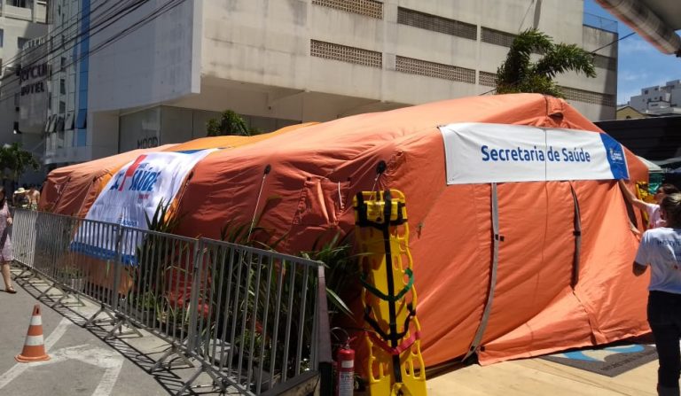 Em projeto pioneiro no Brasil, Hospital de Campanha garantirá atendimento médico nas festividades de Réveillon