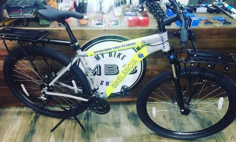 Bikelância dos bombeiros voluntários é roubada em BC
