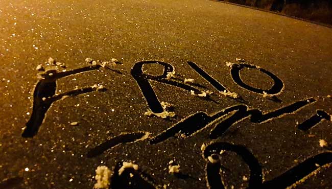 Massa de ar frio deve provocar geada, sincelo e neve no fim de semana em SC