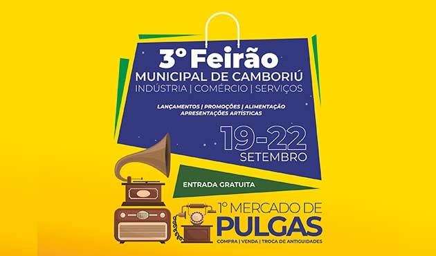 3º Feirão Municipal e 1º Mercado de Pulgas acontece em setembro em Camboriú