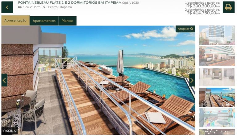 Construtoras burlam a lei para vender flats em Itapema