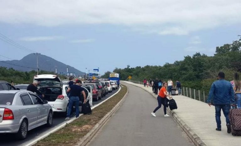 Falta de planejamento e o caos no trânsito de Florianópolis neste domingo