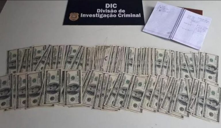 Chefe de facção do RS é preso com U$17 mil em Bombinhas