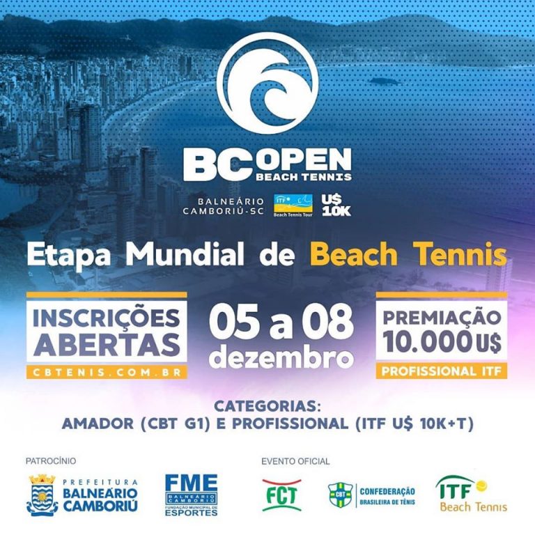 BC Open de Beach Tennis rola até domingo no Pontal Norte
