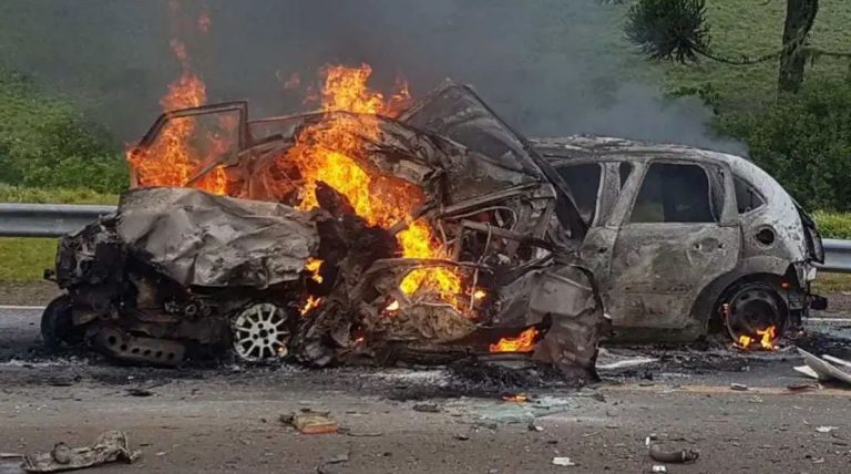 Gravíssimo acidente deixa 5 mortos e quatro feridos na BR 116, no oeste