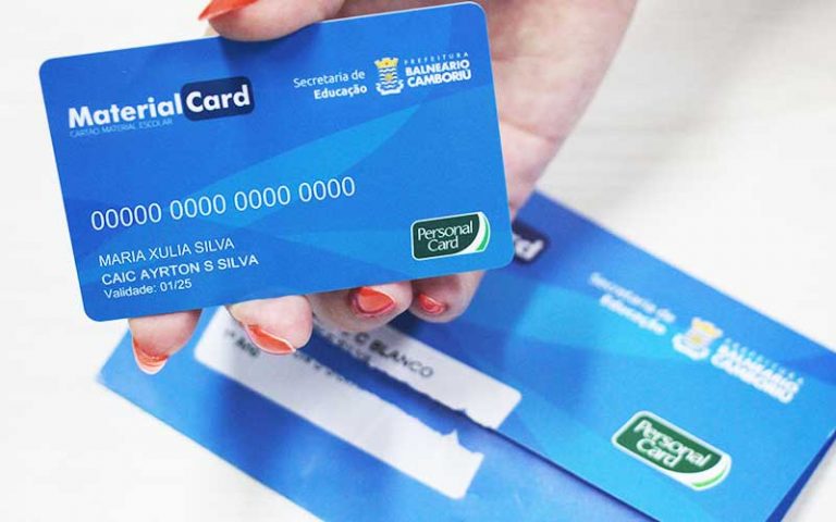 Cartão Material Escolar será distribuído para alunos da Rede Municipal