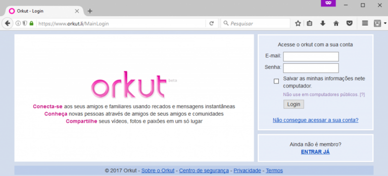 Orkut voltou? Fã recria rede social em versões para web e aplicativo