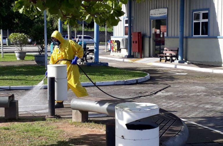 Prefeitura de BC inicia sanitização das ruas, avenidas e espaços públicos