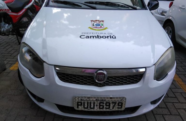 Carro ilegal da prefeitura de Camboriú foi recebido em doação em 2018