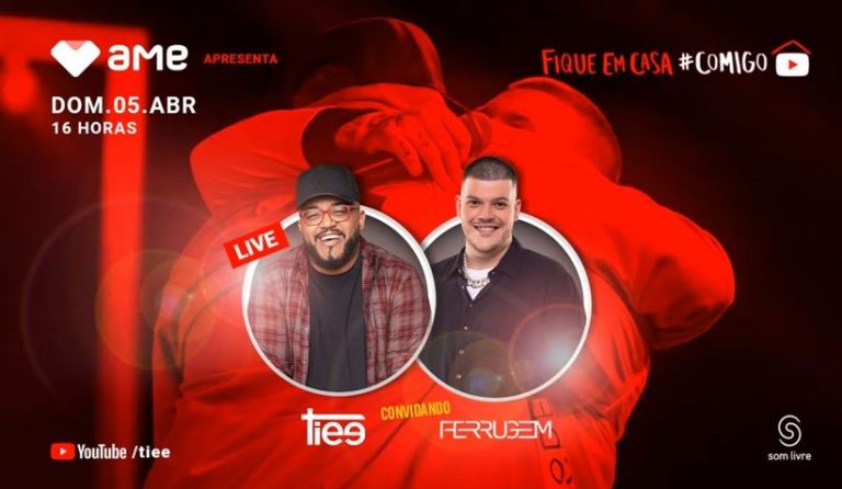 Ferrugem e Tiee fizeram live no Youtube para ajudar quem precisa. Confira