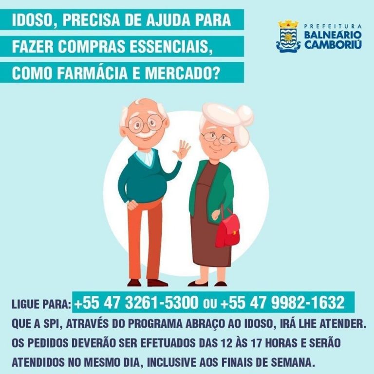 Seja voluntário para ajudar idosos durante pandemia