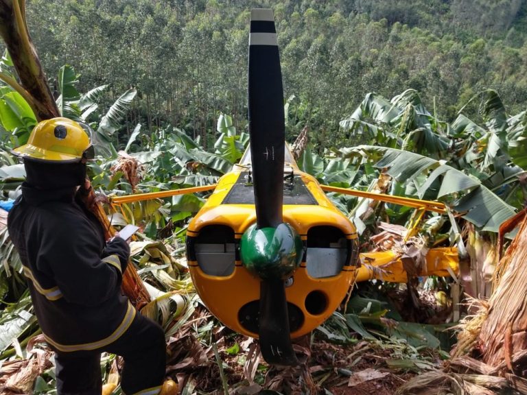 Avião agrícola faz pouso forçado em Luiz Alves