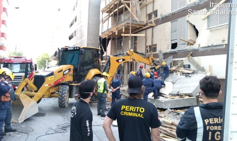 TRAGÉDIA: Trabalhadores morrem em desabamento de prédio em Itapema