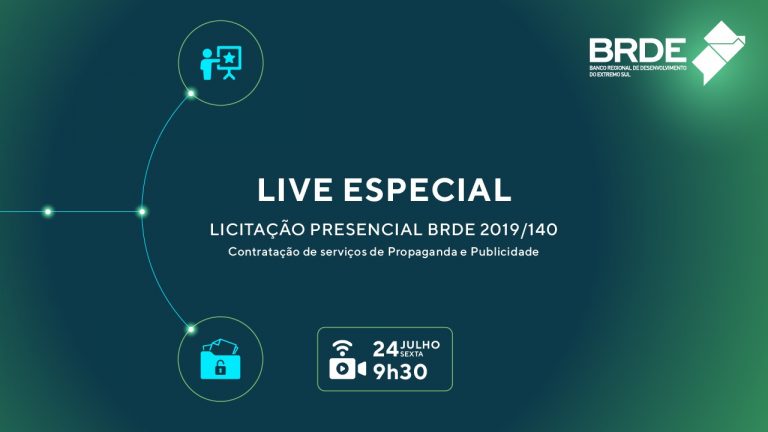 BRDE transmite pela internet etapa decisiva da licitação de publicidade