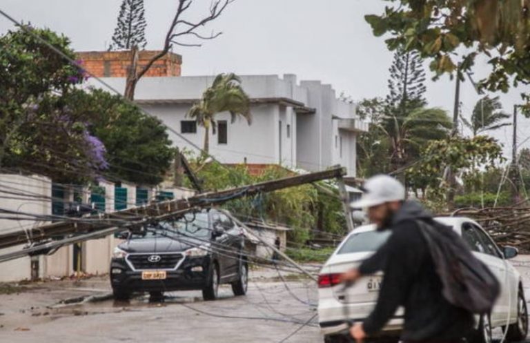 Celesc registra o maior dano da história na rede elétrica estadual.