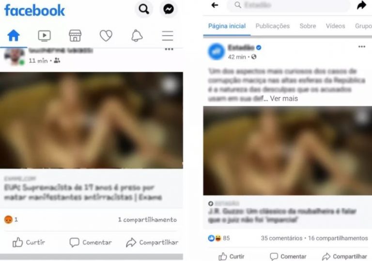 Bug no Facebook troca miniatura de links por foto pornográfica