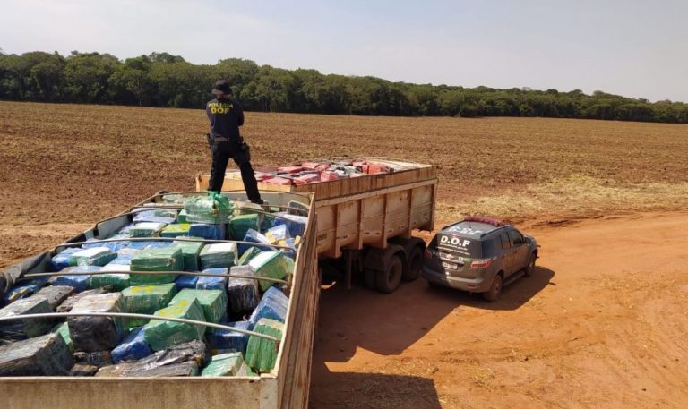 VÍDEO: Maior apreensão de drogas da história do Brasil é realizada na MS-166