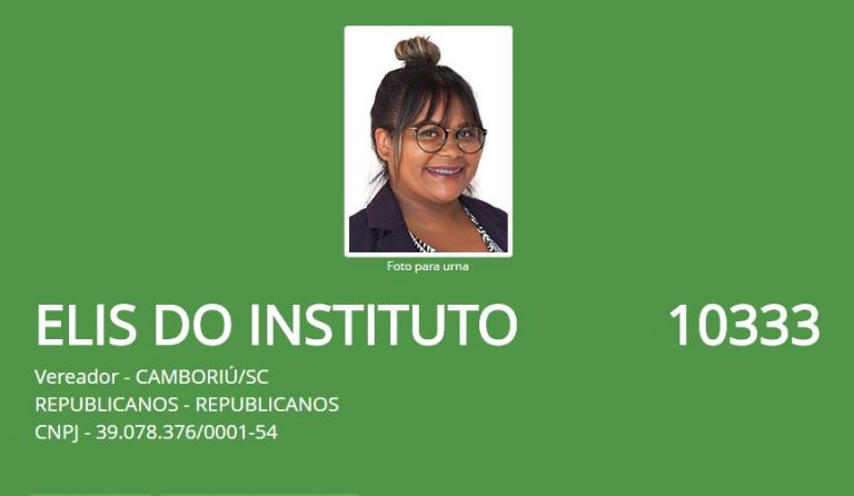 Fala Candidato – Elis do Instituto | Republicanos | Camboriú