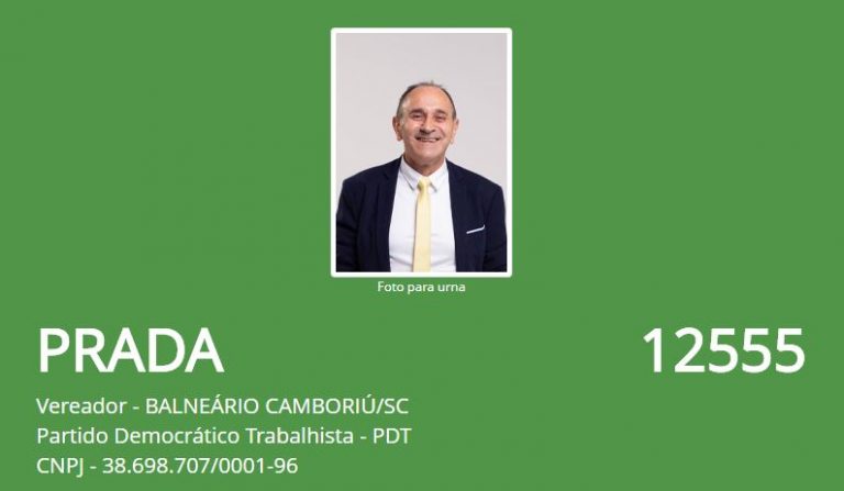 Fala Candidato – Ademir Prada  | PDT | Balneário Camboriú