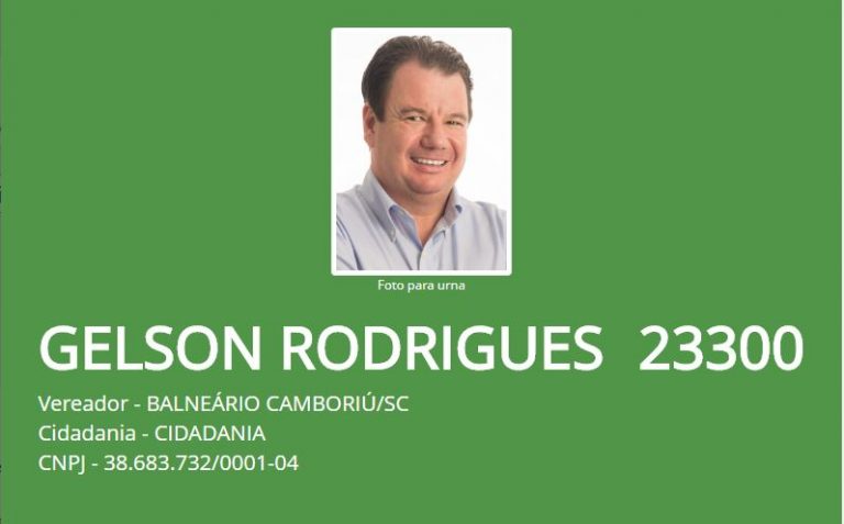 Fala Candidato – Gelson Rodrigues  | Cidadania | Balneário Camboriú