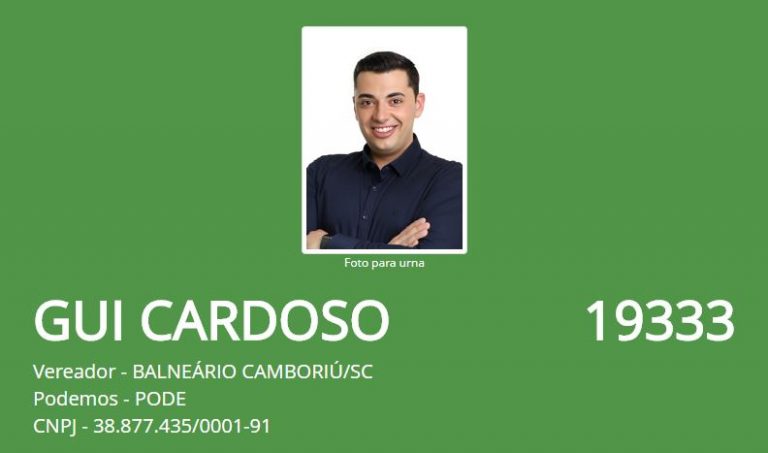 Fala Candidato – Gui Cardoso  | Podemos | Balneário Camboriú