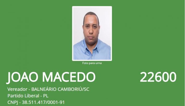 Fala Candidato – João Macedo  | PL | Balneário Camboriú