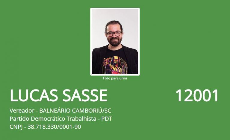 Fala Candidato – Lucas Sasse  | PDT | Balneário Camboriú