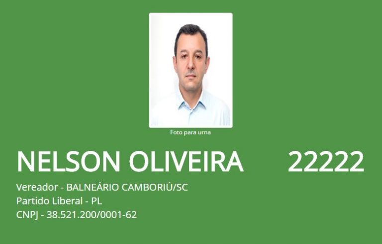 Fala Candidato – Nelson Oliveira | PL | Balneário Camboriú