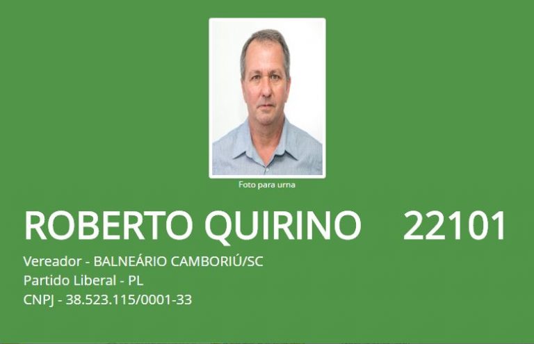 Fala Candidato – Roberto Quirino | PL | Balneário Camboriú