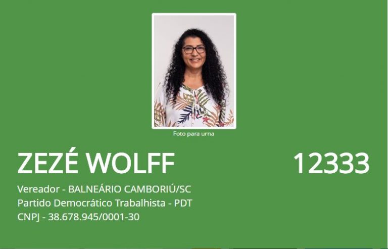 Fala Candidato – Zezé Wolf  | PDT | Balneário Camboriú