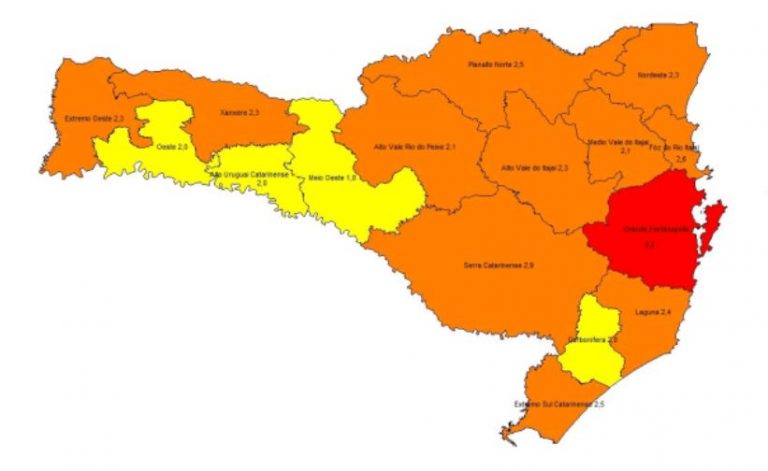 Nova Matriz de Risco traz Grande Florianópolis em estado gravíssimo