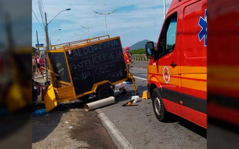 Motorista bêbado atropela e mata vendedor de caldo de cana