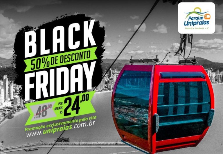 Black Friday do Parque Unipraias terá menor preço do ano
